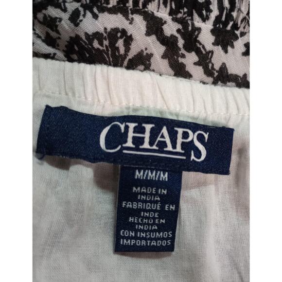 Chaps Skirt Womens Medium Boho Paisley Print Maxi Summer India Flowy Casual - Picture 5 of 7